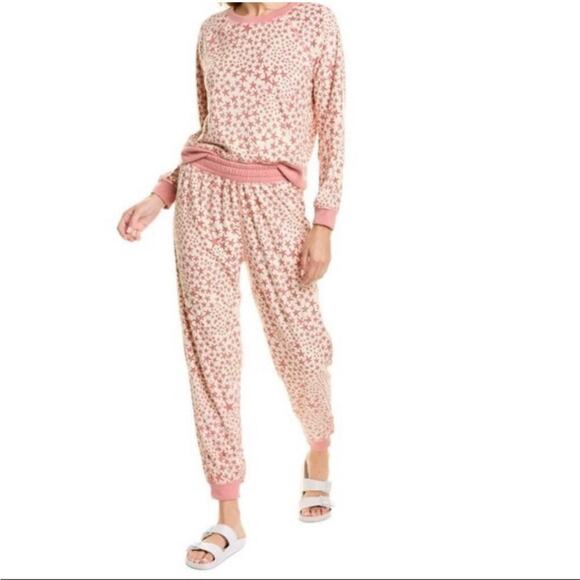 NWT L*Space Skyler Sweatpants Star Print - Picture 7 of 11